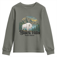 Black Hills South Dakota White Buffalo Youth Sweatshirt State Pride Gift