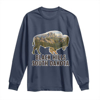 Black Hills South Dakota Bison Long Sleeve Shirt State Pride Gift