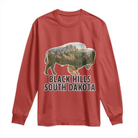 Black Hills South Dakota Bison Long Sleeve Shirt State Pride Gift