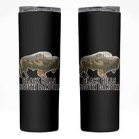 Black Hills South Dakota Bison Skinny Tumbler State Pride Gift
