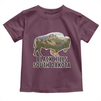 Black Hills South Dakota Bison Toddler T Shirt State Pride Gift