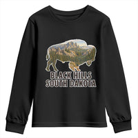 Black Hills South Dakota Bison Youth Sweatshirt State Pride Gift