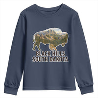 Black Hills South Dakota Bison Youth Sweatshirt State Pride Gift