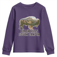 Black Hills South Dakota Bison Youth Sweatshirt State Pride Gift