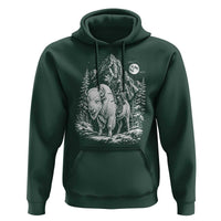 Vintage Native American Bison Rider Hoodie Indigenous Warrior Graphic