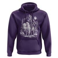 Vintage Native American Bison Rider Hoodie Indigenous Warrior Graphic