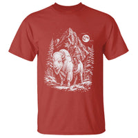 Vintage Native American Bison Rider T Shirt Indigenous Warrior Graphic