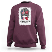 Lakota And American Pride Sweatshirt Im Both Of Them Oglala Native Heritage