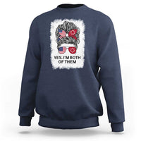 Lakota And American Pride Sweatshirt Im Both Of Them Oglala Native Heritage