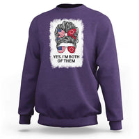 Lakota And American Pride Sweatshirt Im Both Of Them Oglala Native Heritage