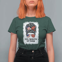 Lakota And American Pride T Shirt For Women Im Both Of Them Oglala Native Heritage