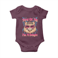 First Of All Im A Delight Baby Onesie Geek Princess Cat Gift