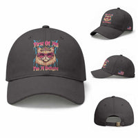 First Of All Im A Delight Baseball Cap Geek Princess Cat Gift