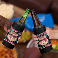 First Of All Im A Delight 4 in 1 Can Cooler Tumbler Geek Princess Cat Gift
