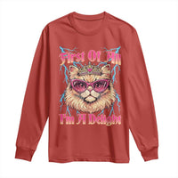 First Of All Im A Delight Long Sleeve Shirt Geek Princess Cat Gift