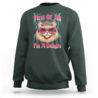 First Of All Im A Delight Sweatshirt Geek Princess Cat Gift