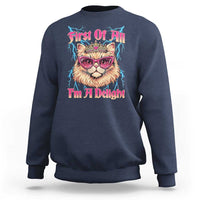 First Of All Im A Delight Sweatshirt Geek Princess Cat Gift