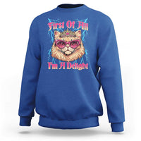 First Of All Im A Delight Sweatshirt Geek Princess Cat Gift