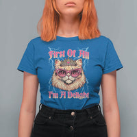 First Of All Im A Delight T Shirt For Women Geek Princess Cat Gift