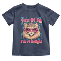 First Of All Im A Delight Toddler T Shirt Geek Princess Cat Gift