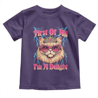 First Of All Im A Delight Toddler T Shirt Geek Princess Cat Gift