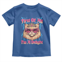 First Of All Im A Delight Toddler T Shirt Geek Princess Cat Gift