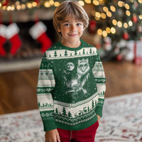 Vintage Geek Princess Cat Ugly Christmas Sweater Full Moon Engraving Art Gift
