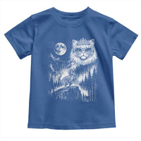 Vintage Geek Princess Cat Toddler T Shirt Full Moon Engraving Art Gift