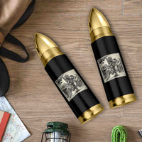Cool Royal Cat Riding Dinosaur Bullet Tumbler Rock N Roll Engraving Graphic Art