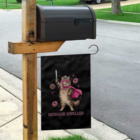 Cute Warrior Princess Cat With Sword Garden Flag Fantasy Reader Gift