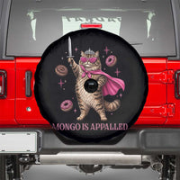 Cute Warrior Princess Cat With Sword Spare Tire Cover Fantasy Reader Gift