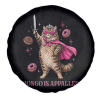 Cute Warrior Princess Cat With Sword Spare Tire Cover Fantasy Reader Gift