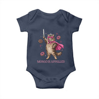 Cute Warrior Princess Cat With Sword Baby Onesie Fantasy Reader Gift