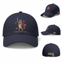 Cute Warrior Princess Cat With Sword Baseball Cap Fantasy Reader Gift