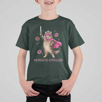 Cute Warrior Princess Cat With Sword T Shirt For Kid Fantasy Reader Gift