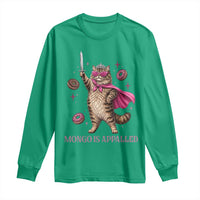 Cute Warrior Princess Cat With Sword Long Sleeve Shirt Fantasy Reader Gift