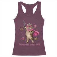 Cute Warrior Princess Cat With Sword Racerback Tank Top Fantasy Reader Gift