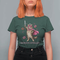 Cute Warrior Princess Cat With Sword T Shirt For Women Fantasy Reader Gift