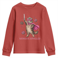 Cute Warrior Princess Cat With Sword Youth Sweatshirt Fantasy Reader Gift
