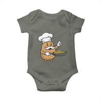 Funny Potato Cooking French Fries Baby Onesie Food Lover Gift - Wonder Print Shop