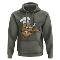Funny Potato Cooking French Fries Hoodie Food Lover Gift - Wonder Print Shop