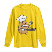 Funny Potato Cooking French Fries Long Sleeve Shirt Food Lover Gift - Wonder Print Shop