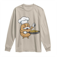 Funny Potato Cooking French Fries Long Sleeve Shirt Food Lover Gift - Wonder Print Shop