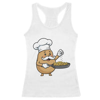Funny Potato Cooking French Fries Racerback Tank Top Food Lover Gift - Wonder Print Shop