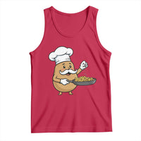 Funny Potato Cooking French Fries Tank Top Food Lover Gift - Wonder Print Shop