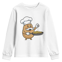 Funny Potato Cooking French Fries Youth Sweatshirt Food Lover Gift - Wonder Print Shop