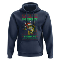 Funny Merry Fishmas Ugly Sweater Hoodie Fisherman Christmas Gift - Wonder Print Shop