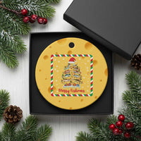 Merry Fishmas Ceramic Ornament Funny Xmas Fishing Lover Gift - Wonder Print Shop