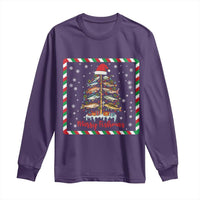 Merry Fishmas Long Sleeve Shirt Funny Xmas Fishing Lover Gift - Wonder Print Shop