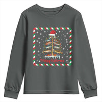Merry Fishmas Youth Sweatshirt Funny Xmas Fishing Lover Gift - Wonder Print Shop